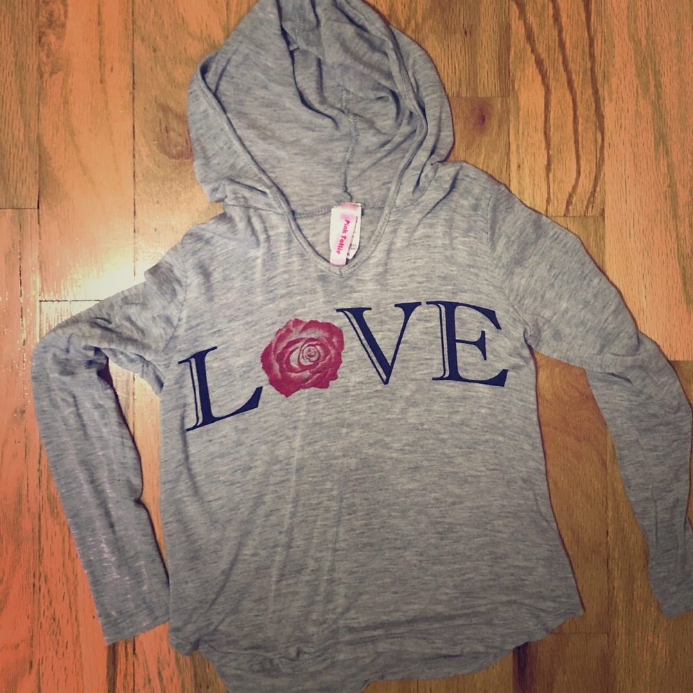 Love lightweight hoodie/top